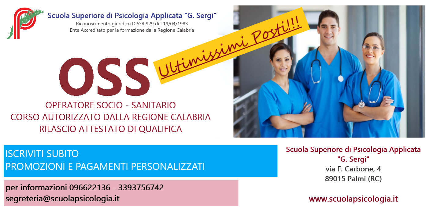 CORSO Operatore Socio- Sanitario  OSS